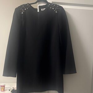 Zara Black Dress with Studded Detail